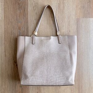 Authentic Coach Croc Lizard Embossed Tote Luxury Bag